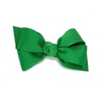 Green (Emerald Green) Grosgrain Bow - 3 Inch